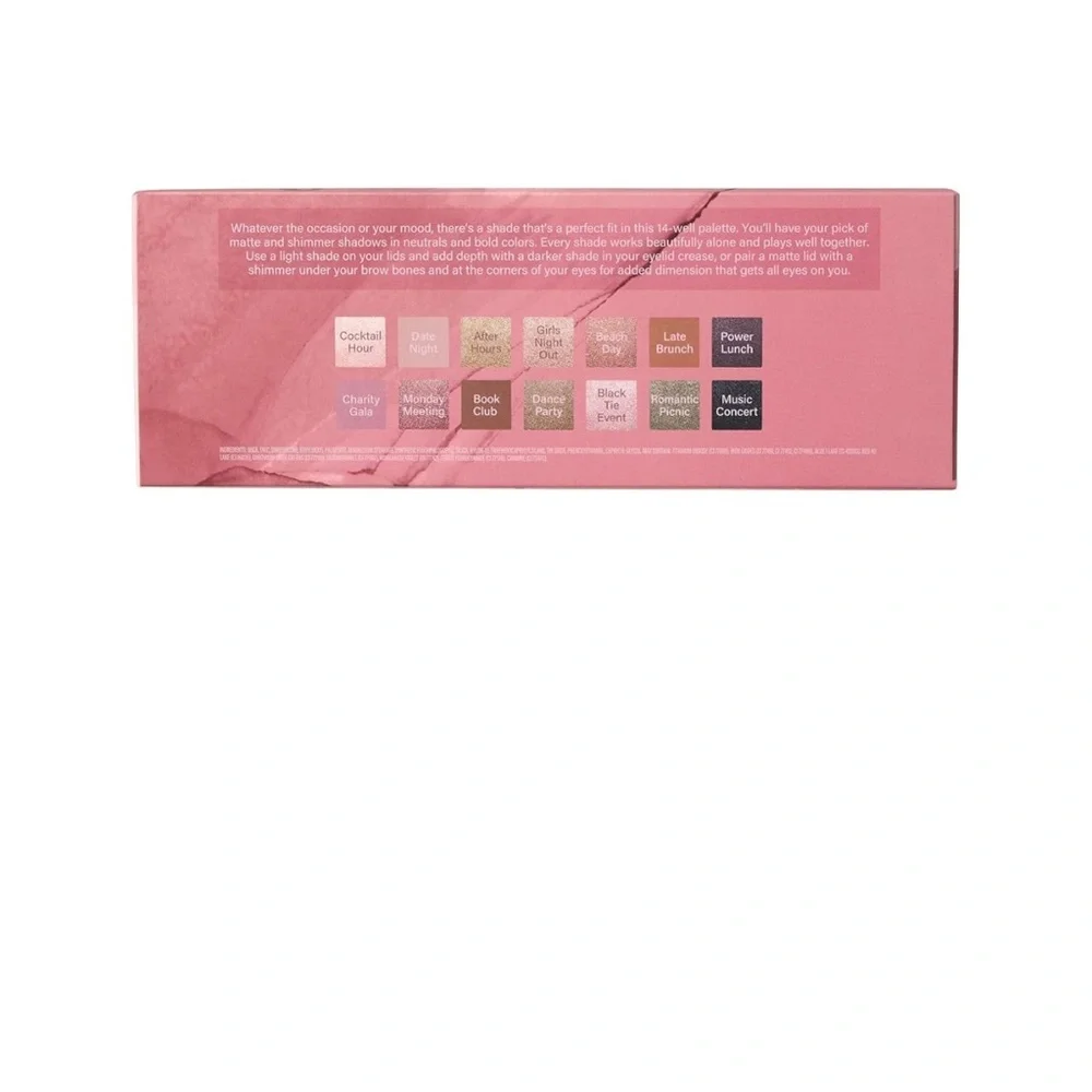 NIB Mally Beauty Best Dressed Lids Eyeshadow Palette Neutrals & Bolds